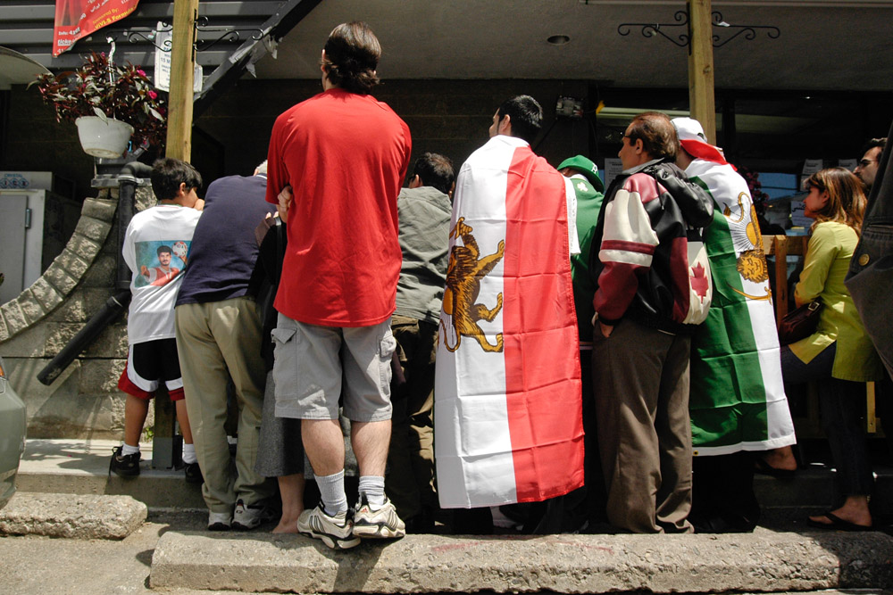 Iran World Cup fans in Toronto 2006