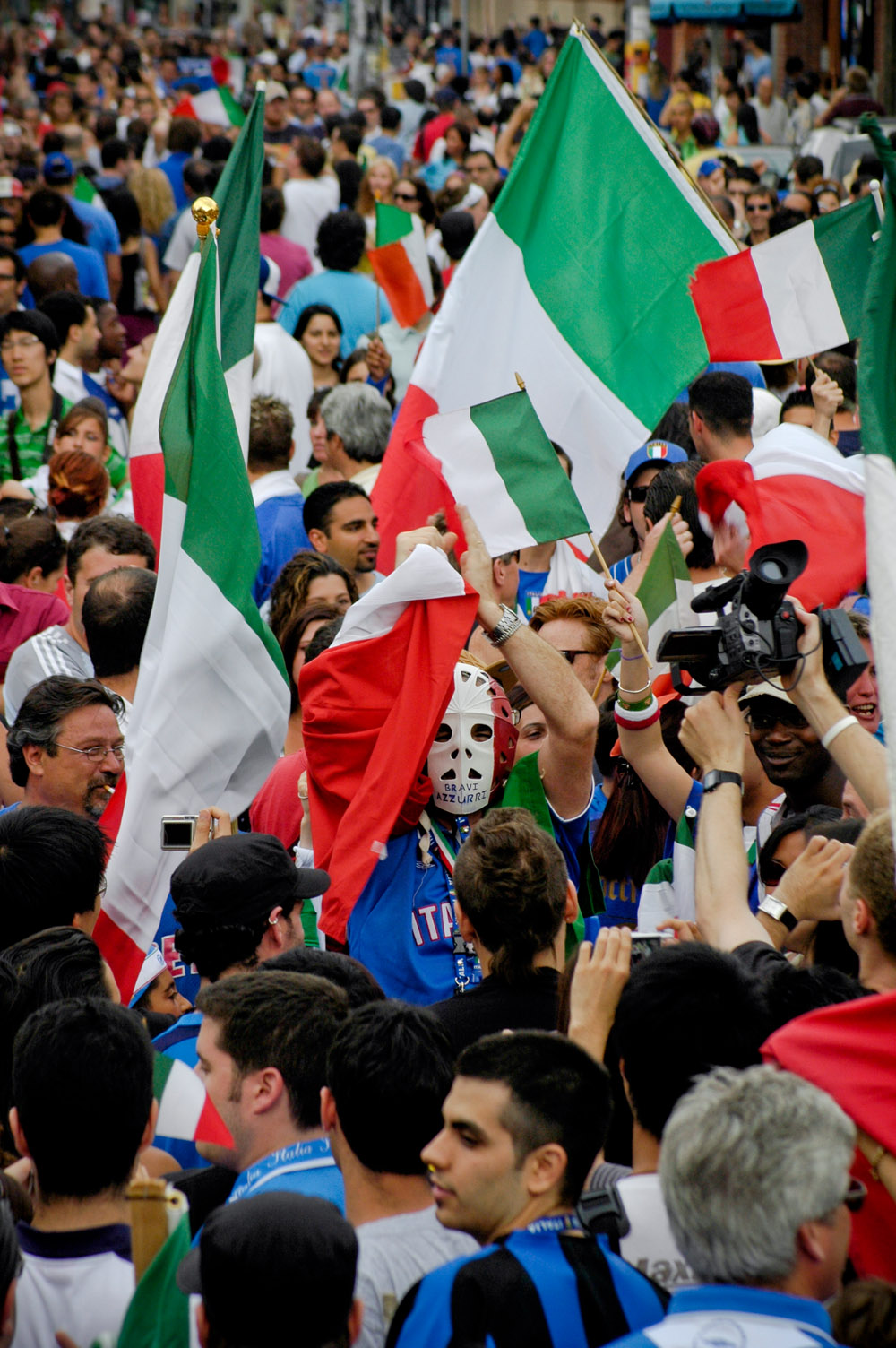 Italy World Cup 2006 Celebration College Street Toronto