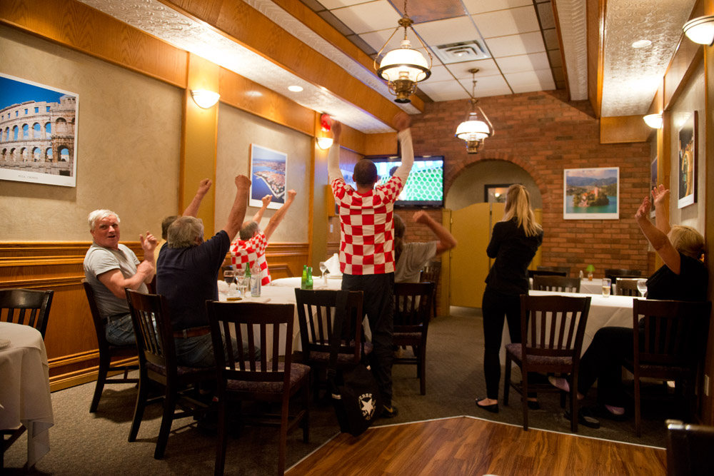 Croatia world cup fans in mississauga