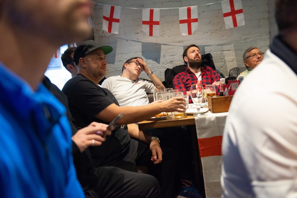 England World Cup Fans in Toronto