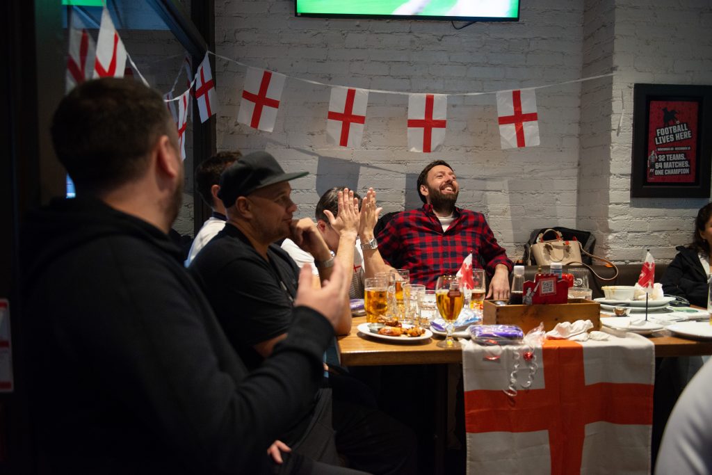 England World Cup Fans in Toronto